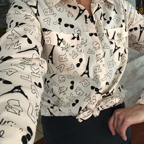 Karl Lagerfield Blouse - Picture 4 of 12